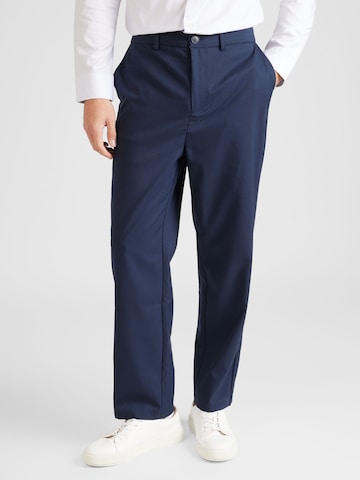 Regular Pantalon chino 'Antonio' ABOUT YOU en bleu : devant