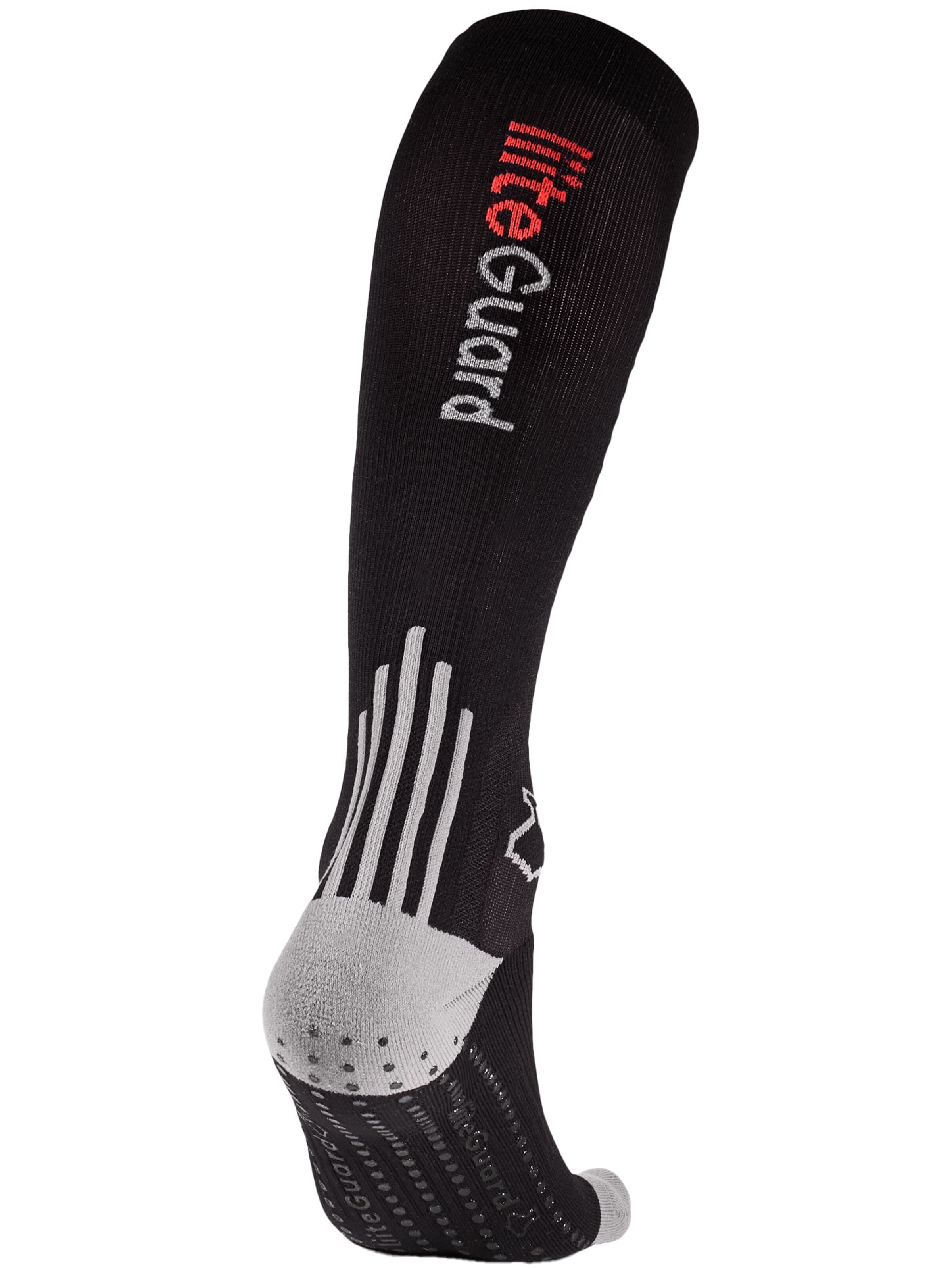 liiteGuard Socken 'SHIN-TECH RUNNING SOCK' in Schwarz