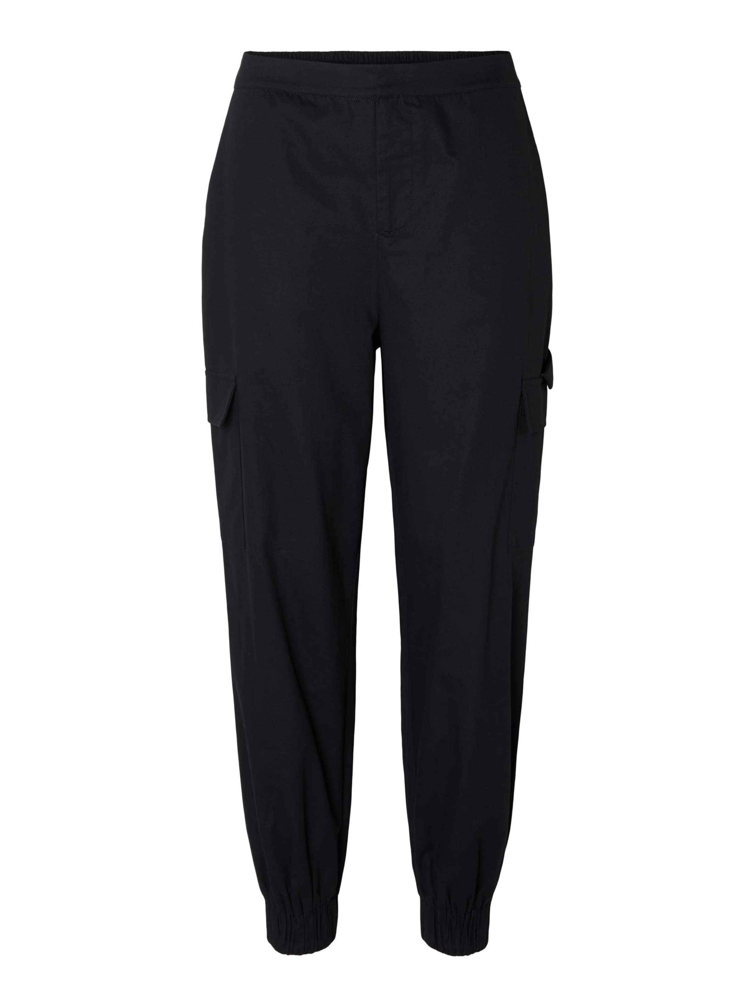 SELECTED Cargobukser i sort: forside