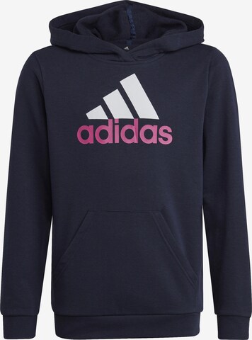 ADIDAS PERFORMANCE Athletic Sweatshirt in Black: front