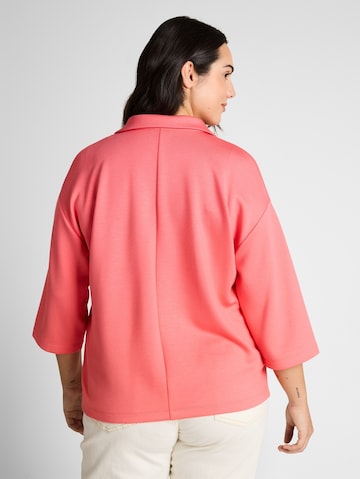 Tom Tailor Women + Shirt 'Scuba' in Pink