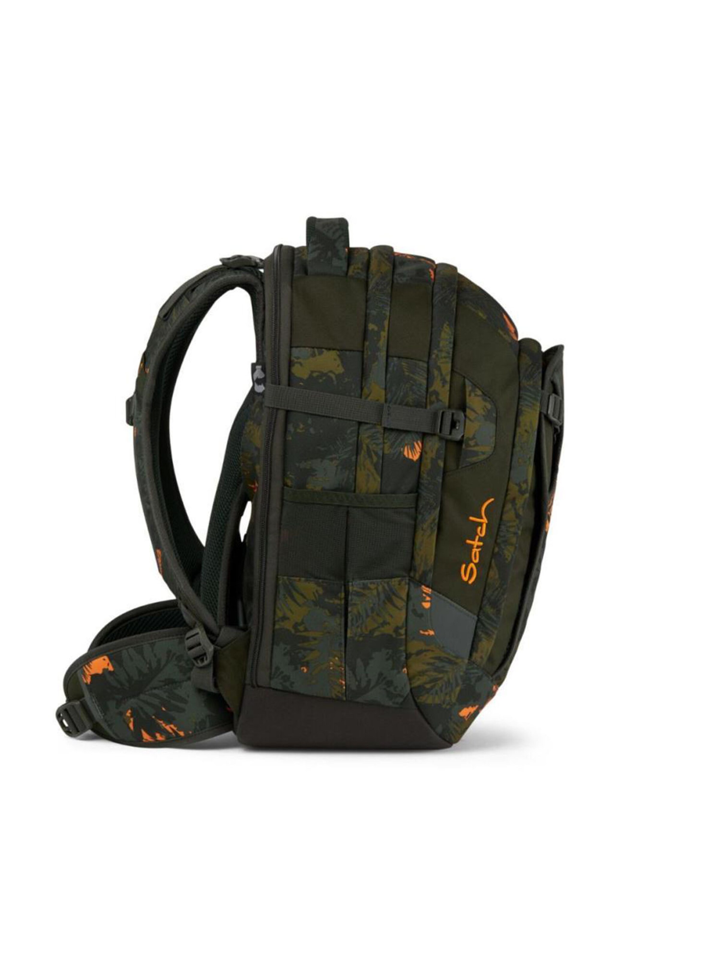 Satch Backpack 'Satch Match Schulrucksack Set 3tlg' in Green