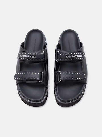 Karl Lagerfeld - Sapato aberto em preto
