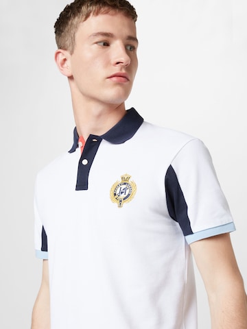 Hackett London Poloshirt in Weiß