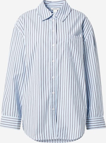 Monki Bluza | modra barva: sprednja stran