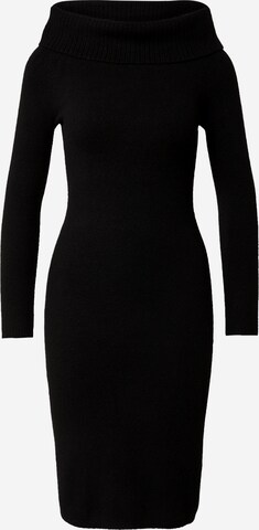 ABOUT YOU Knit dress 'Marlena' in Black: front