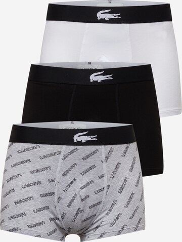 LACOSTE Regular Boxer shorts in Black: front