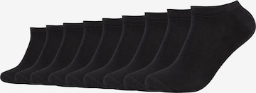 camano Ankle Socks in Black: front