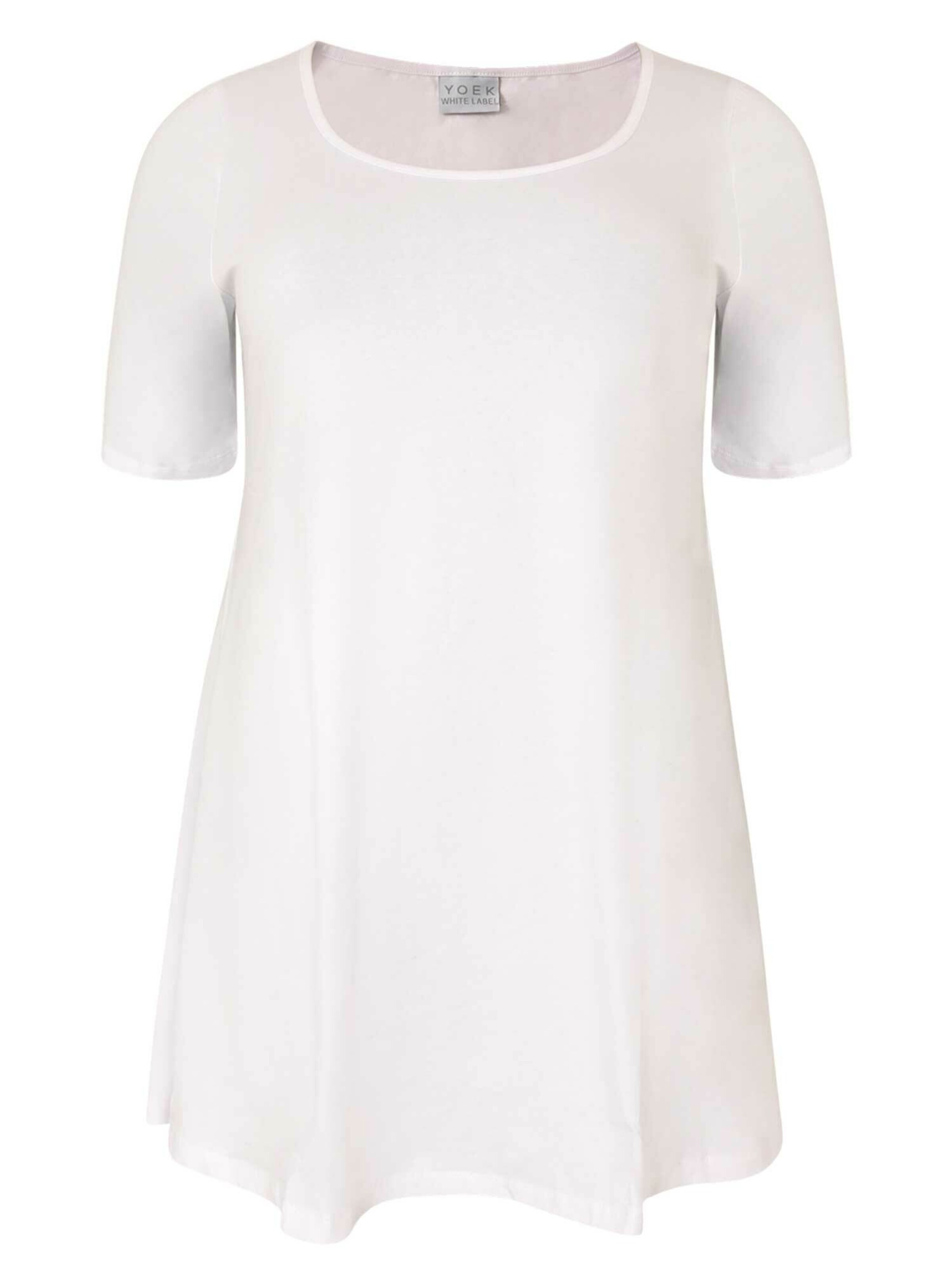 YOEK Tunic in White: front
