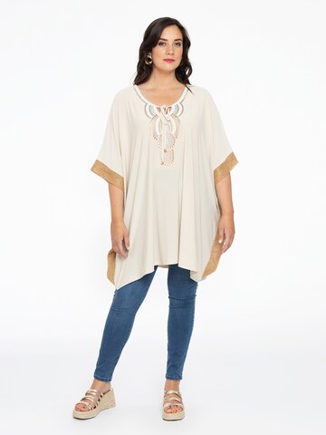 YOEK Bluse in Beige