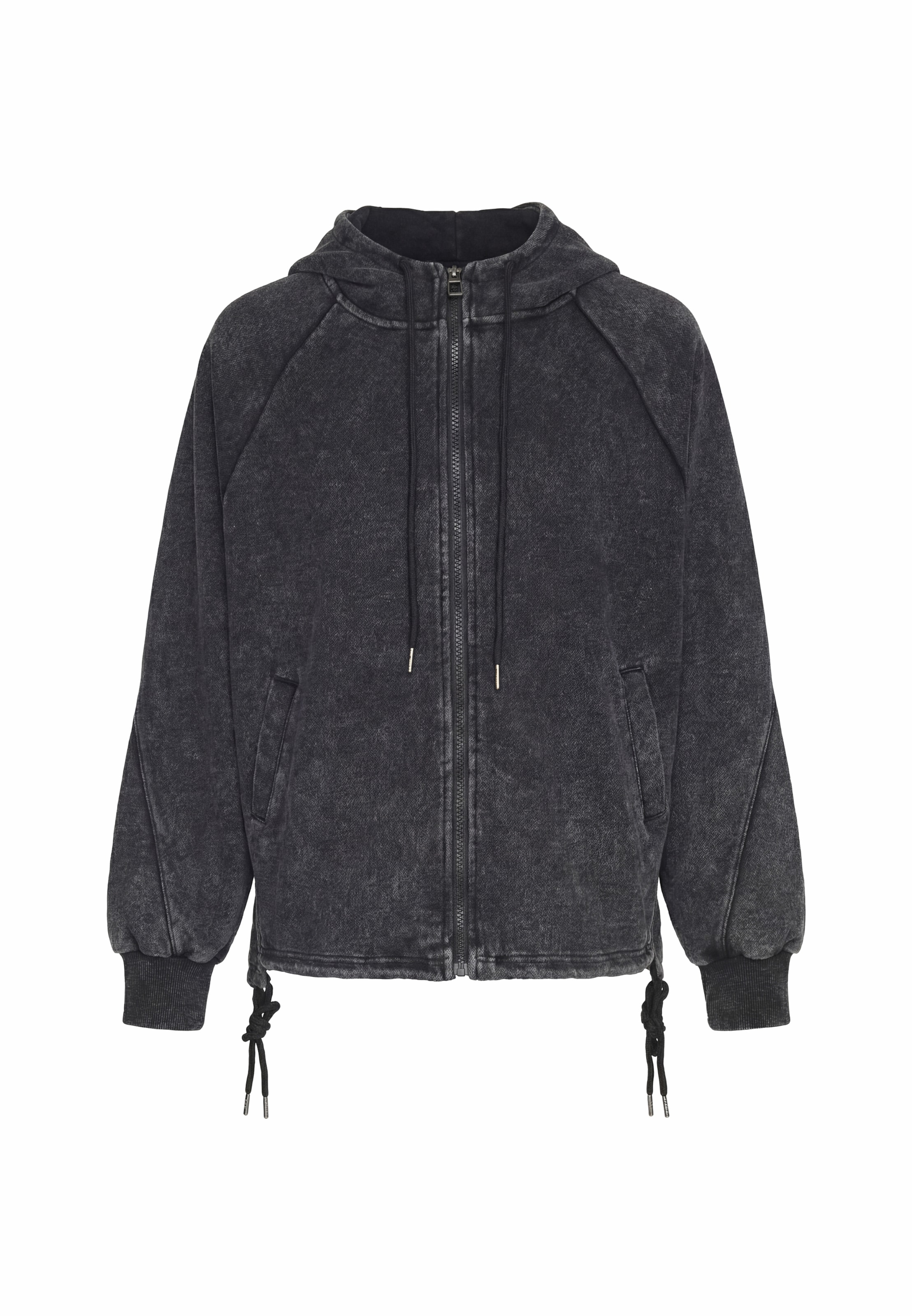 Veste de survêtement myMo ROCKS en gris : devant