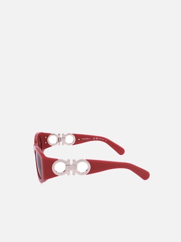 Occhiali da sole 'Ferragamo SF1082S Red 53/19/120 Women Sunglasses' di FERRAGAMO in rosso
