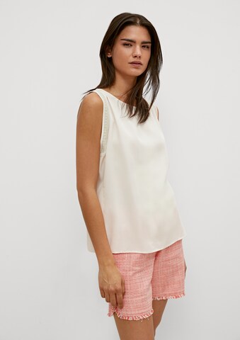 COMMA Bluse in Beige: Vorderseite