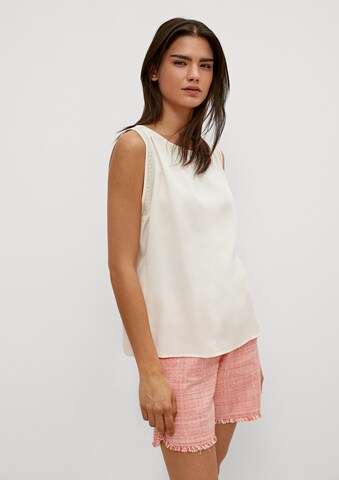 COMMA Blouse in Beige: front