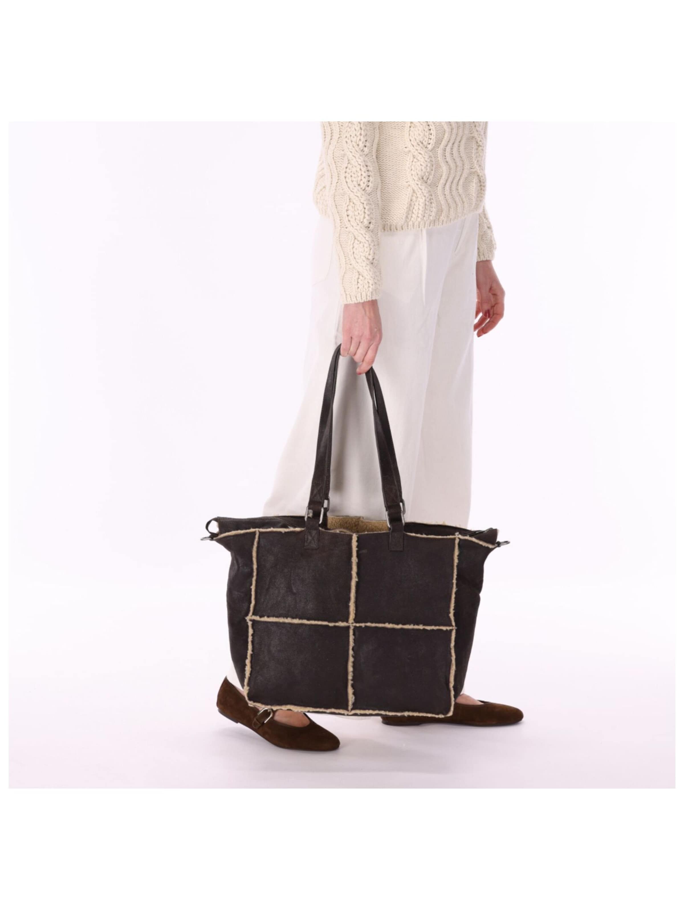 Cabas Burkely en marron : devant