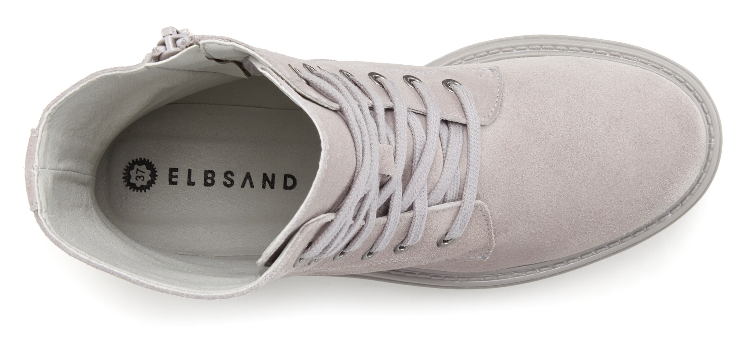 Bottines à lacets Elbsand en gris