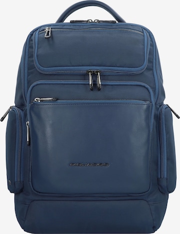 Piquadro Backpack 'S115' in Blue: front