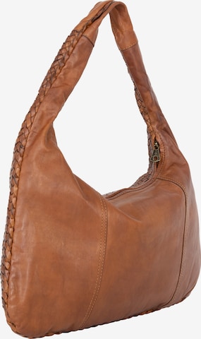 DreiMaster Vintage Shoulder Bag 'Takelage' in Brown