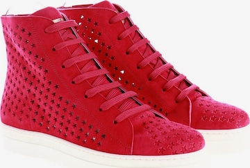 Giancarlo Paoli Hightop Sneakers in 38 in Pink: front