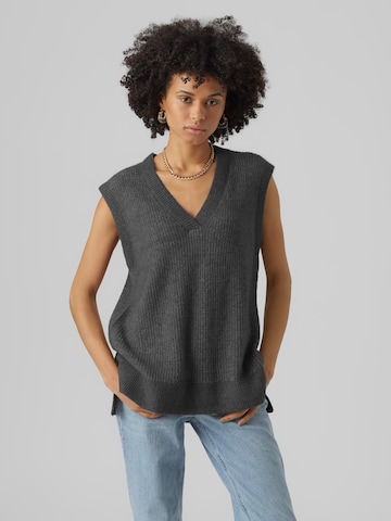 VERO MODA Sweater 'MILI' in Grey: front