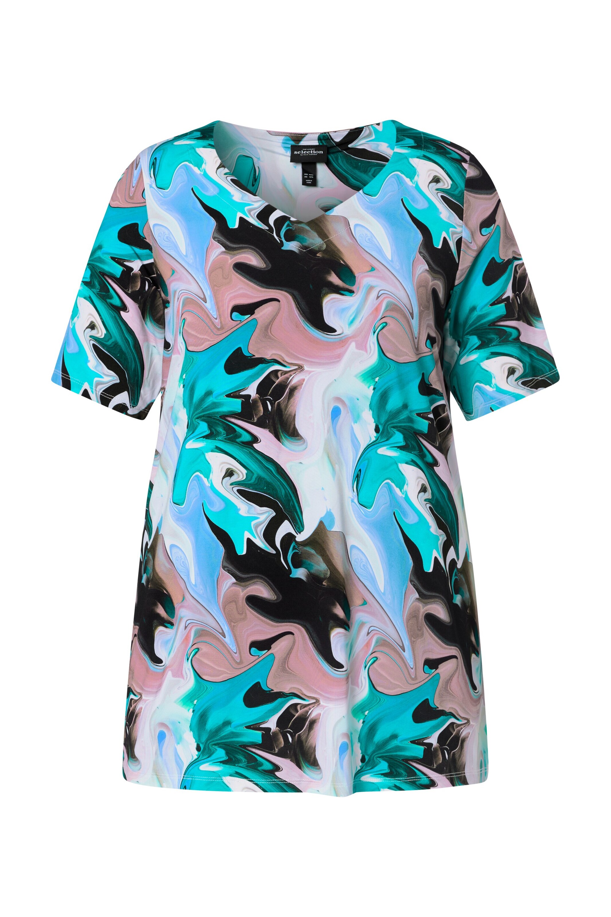 Ulla Popken Shirt in Mischfarben: Vorderseite