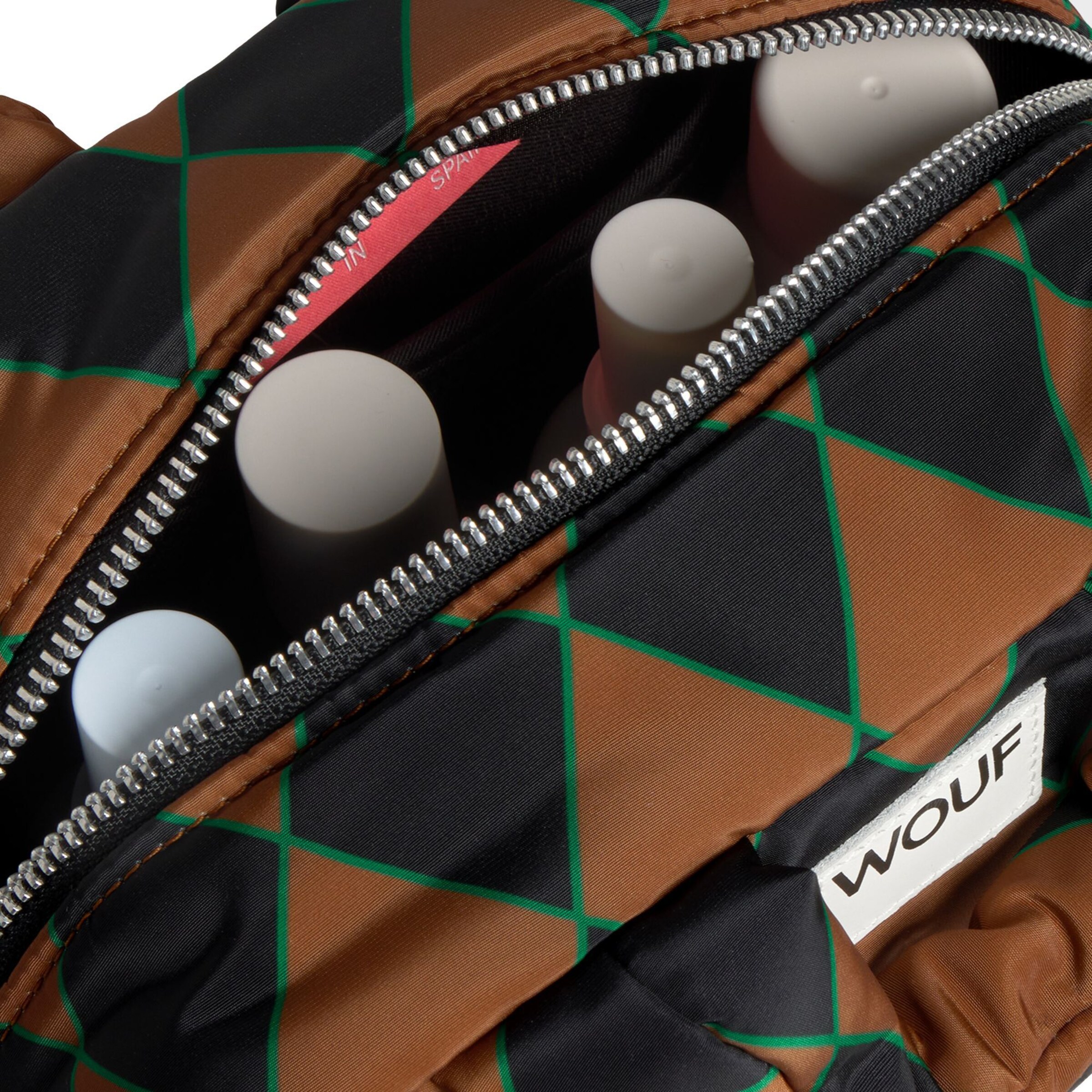 Trousses de toilette 'Studio' Wouf en marron