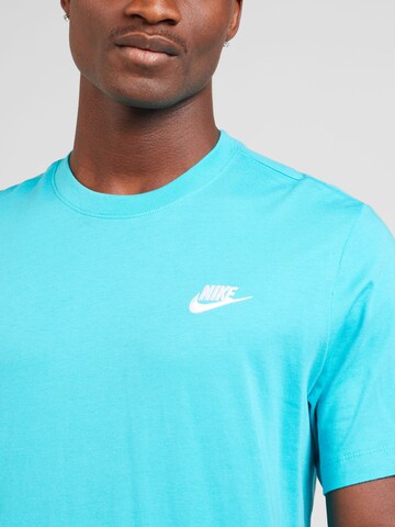 Nike Sportswear Средняя посадка Футболка 'CLUB' в Синий