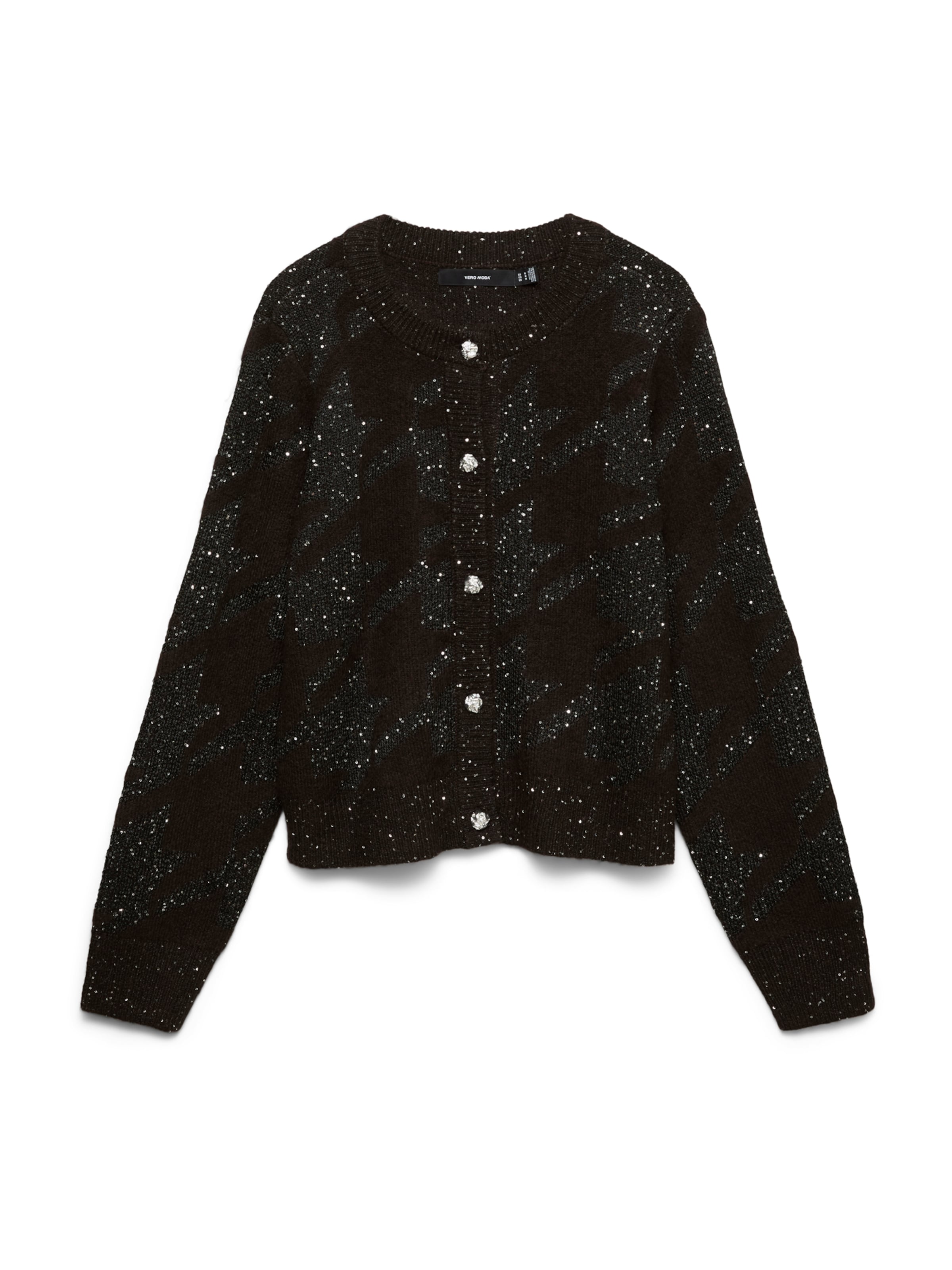 VERO MODA Gebreid vest 'VMNEW ZUZU' in Bruin: voorkant
