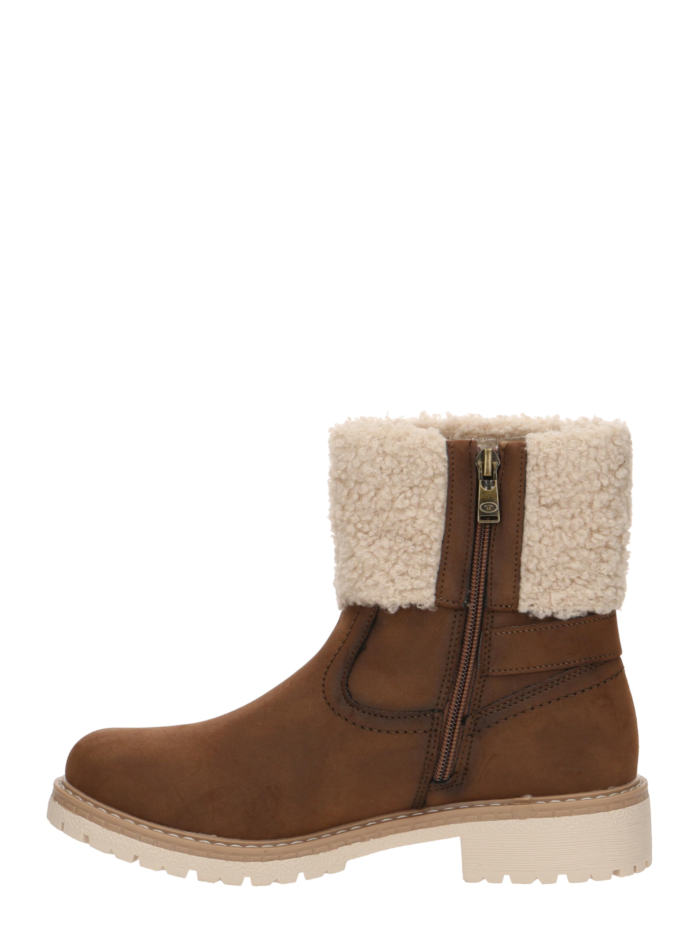 TOM TAILOR Ботинки в Коричневый