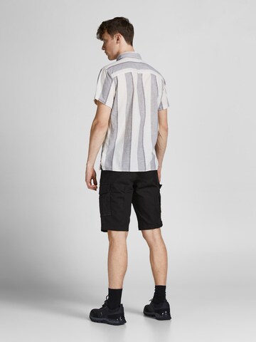 JACK & JONES regular Cargobukser 'Dex' i sort