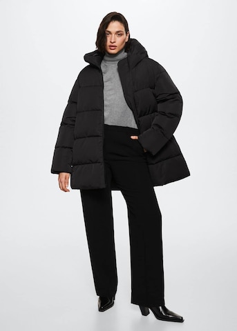 MANGO Winterjacke 'Tokyo' in Schwarz