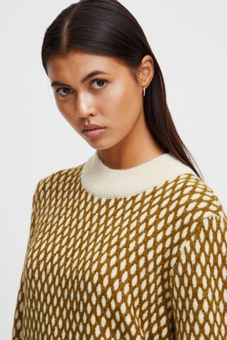 ICHI Sweter 'KAMARA' w kolorze beżowy