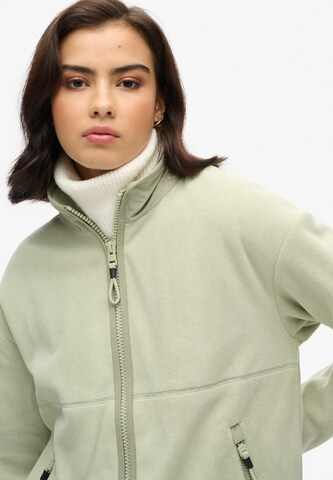 Giacca di pile di Superdry in verde