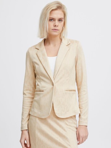 Blazer 'Kate' di ICHI in beige: frontale