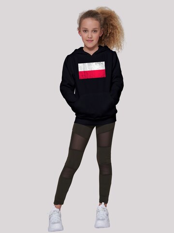 F4NT4STIC Sweatshirt 'Poland Polen Flagge' in Zwart