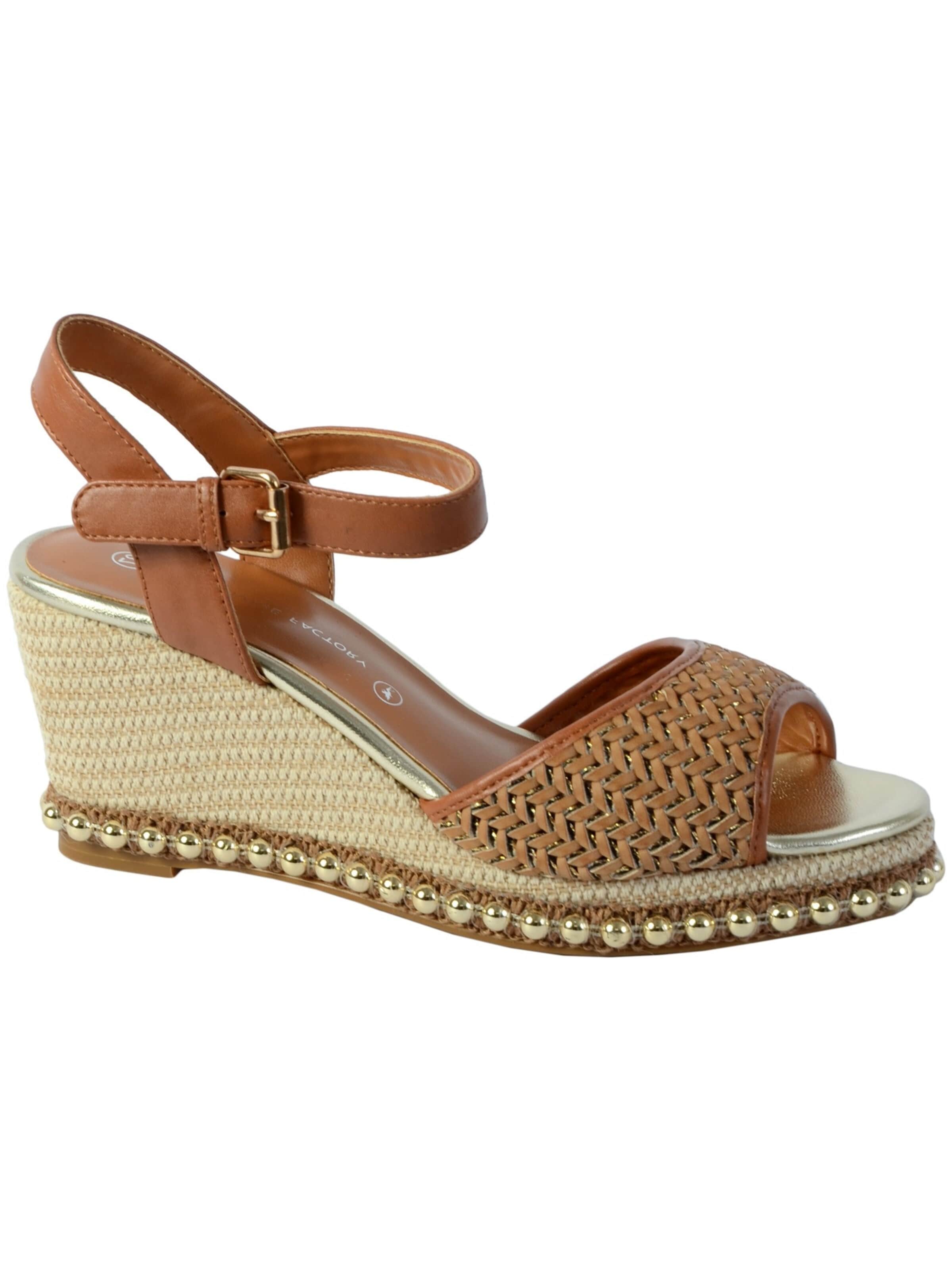 The Divine Factory Sandals in Brown