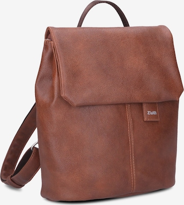 ZWEI Rucksack 'MADEMOISELLE.M MR8' in Braun: Vorderseite