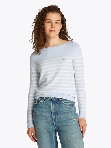 TOMMY HILFIGER Pulóver - kék: elől