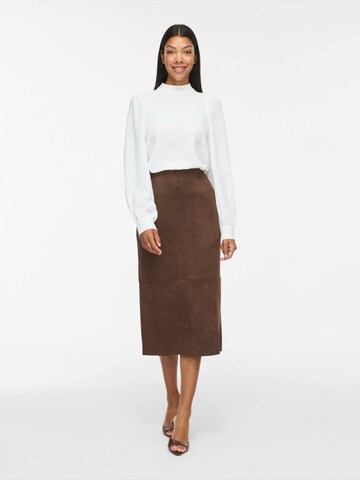 VILA Skirt 'VINANCY' in Brown