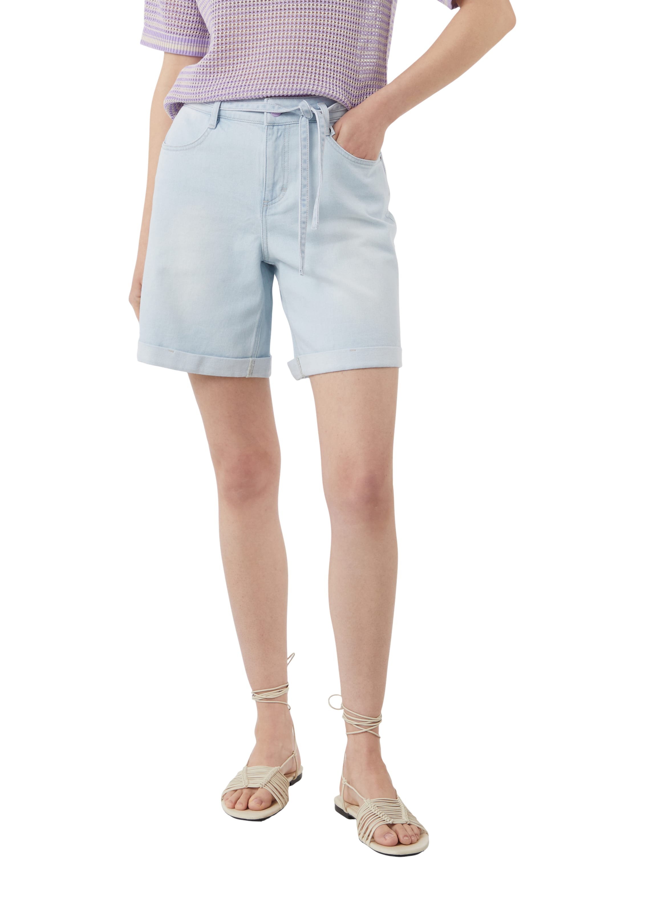 Loosefit Jean comma casual identity en bleu : devant