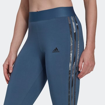 ADIDAS SPORTSWEAR Skinny Workout Pants 'Essential' in Blue