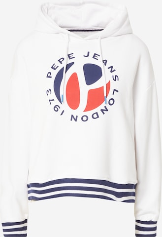 Pepe Jeans Sweatshirt 'CHERIE' in White: front