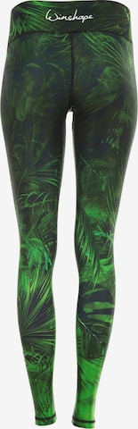 Winshape Скинни Спортивные штаны 'AEL102' в Зеленый