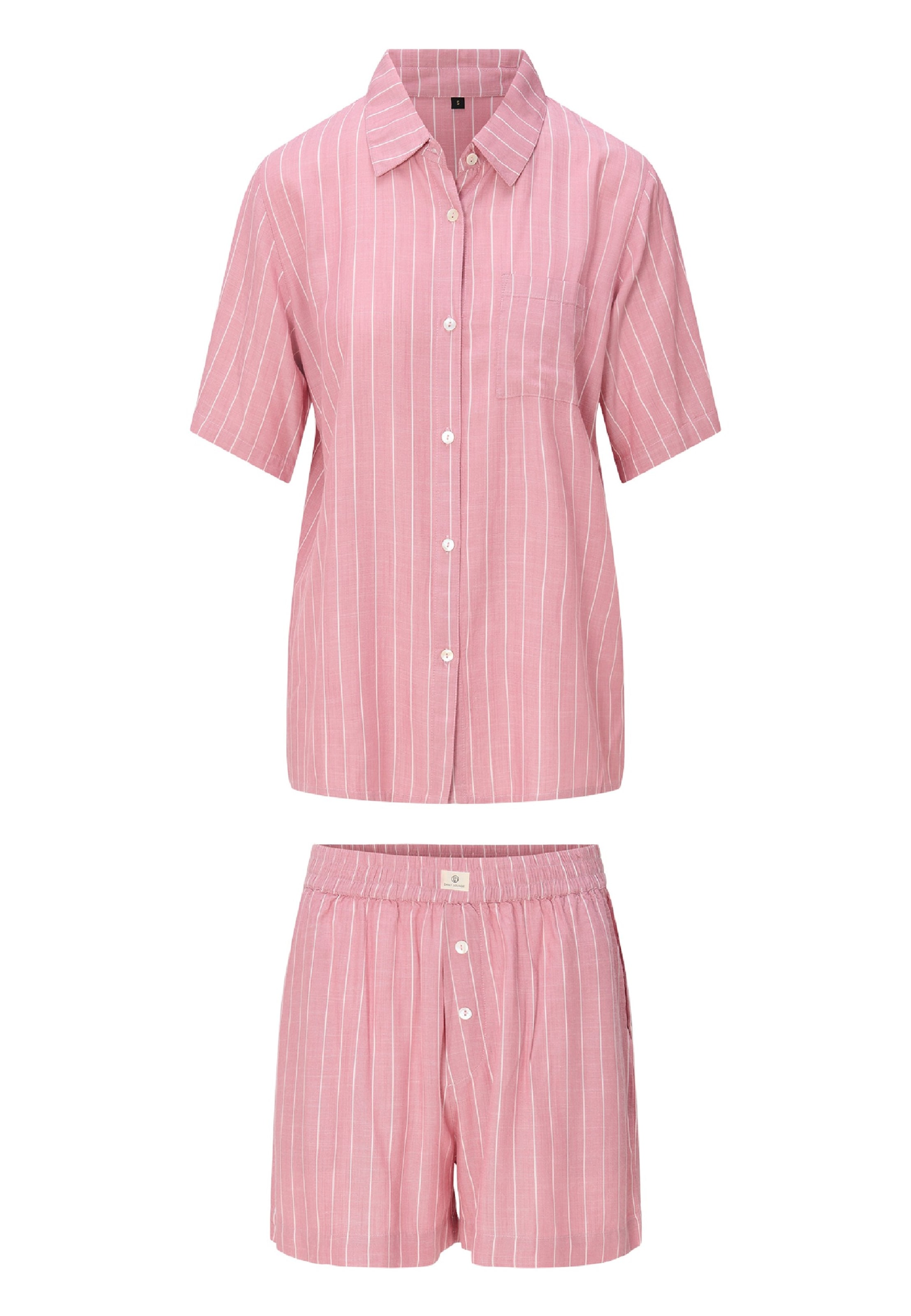Pigiama di LingaDore in rosa: frontale