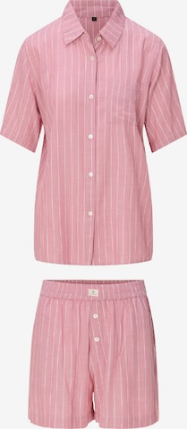 LingaDore Pyjama in Pink: Vorderseite