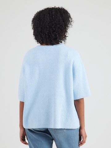 PIECES Curve Kardigan 'PCSILLY' w kolorze niebieski