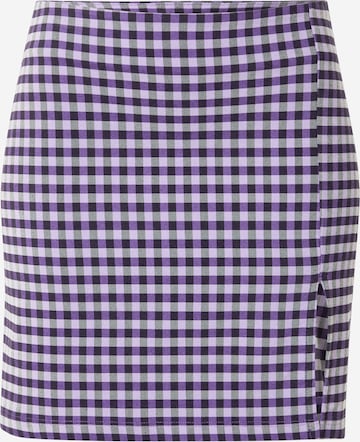 System Action Skirt in Purple: front