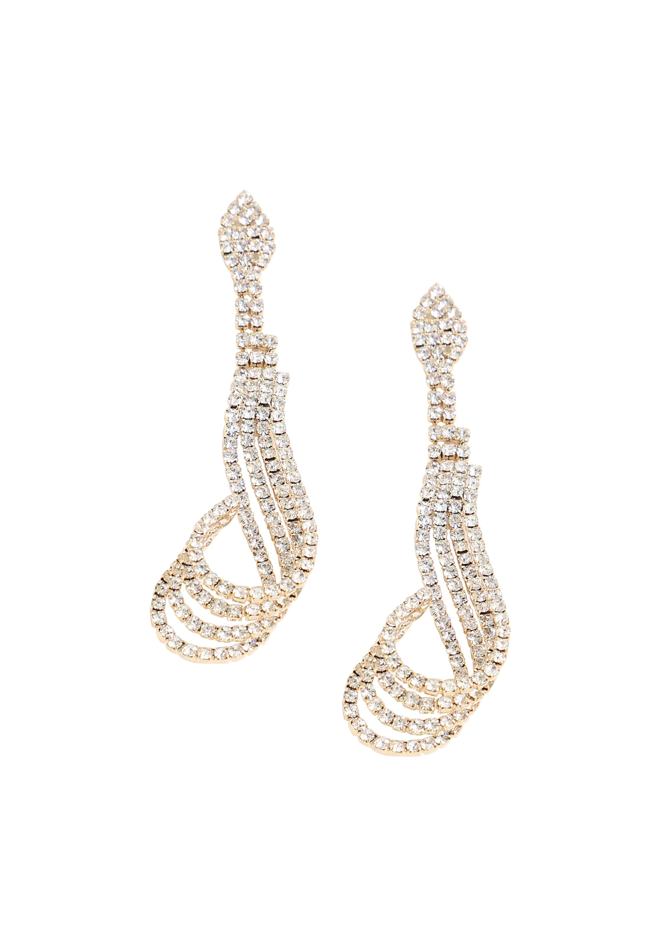 SOHI - Pendientes 'Gwyn' en oro: frente