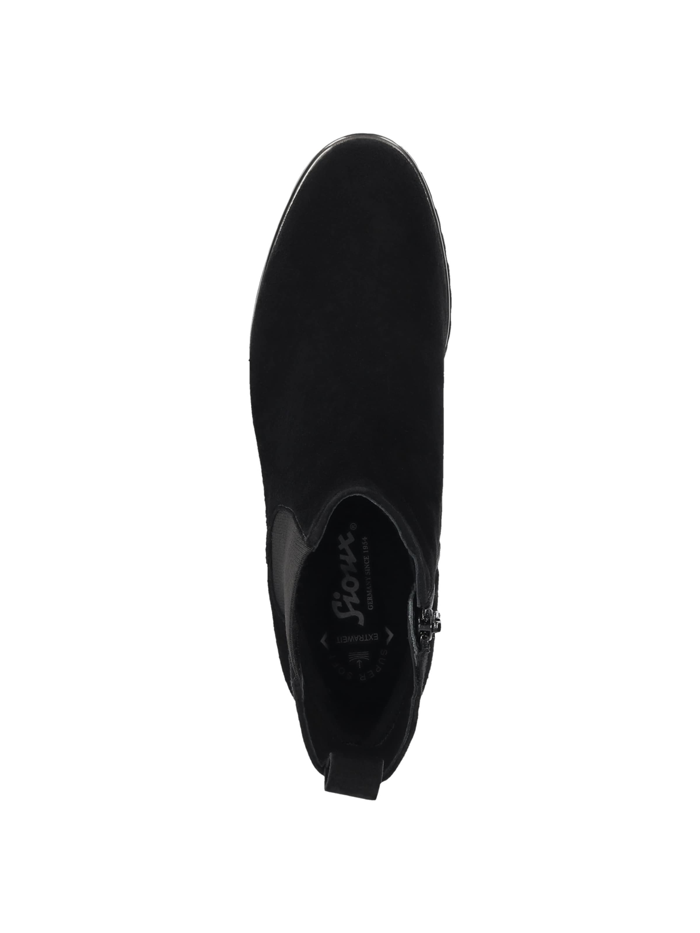 SIOUX Chelsea boots ' Meredith-750-H ' in Zwart