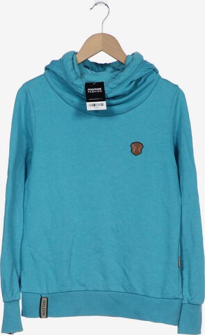 naketano Sweatshirt & Zip-Up Hoodie in L in Blue: front